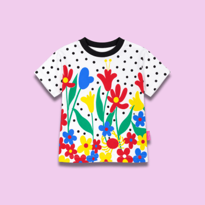 Camiseta Blossom Crema1