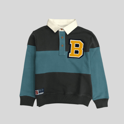 Polo Camisero B Plomo/Cobalto1
