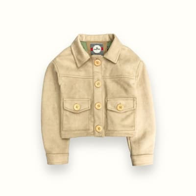 Casaca Floral Beige1