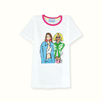 Camiseta Muñeca Rib Blanco2
