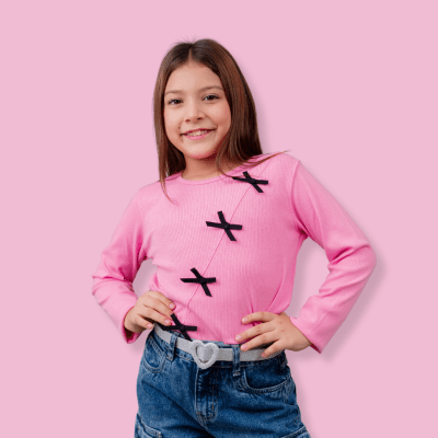 Polo Rib Lazo Chicle1