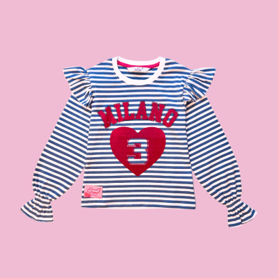 Camiseta Milano Rayas Acero1