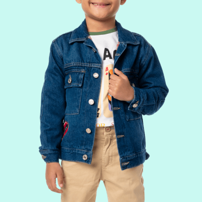 Casaca Denim Genuine azul1