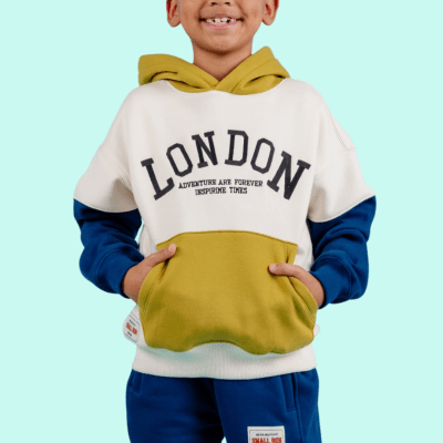 Sudadera Capucha London Block1