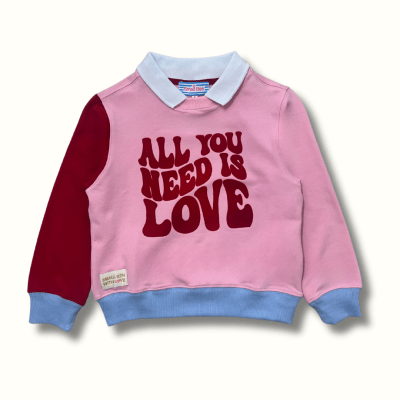 Sudadera Cuello All You Rosado1