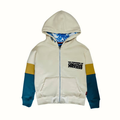 Sudadera Capucha Crema1