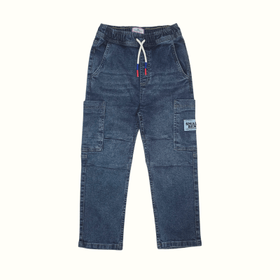 Jogger Denim Cargo Azul Verdoso1
