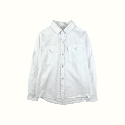 Camisa Lino Steve Blanco1
