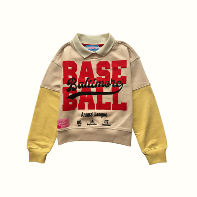 Sudadera Cuello Baltimore Beige1