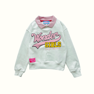 Sudadera Cuello Wonder Girls Rosa1