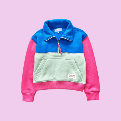 Sudadera Block Chicle1