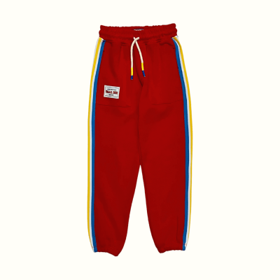 Jogger Rayas Emiliano Rojo1