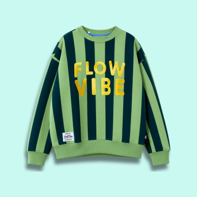 Sudadera Flow Vibes Verde1