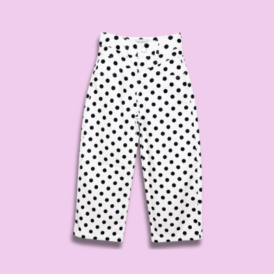 Pantalon Polka Dots Blanco1