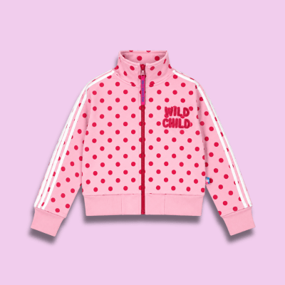 Casaca Polka Dots Rosado1