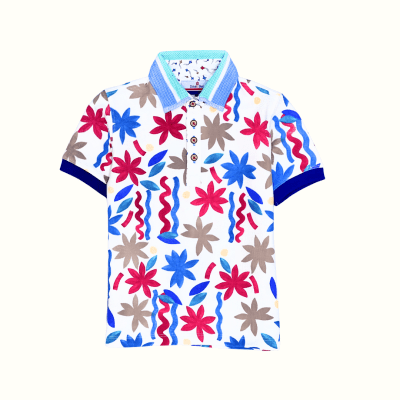 Polo Pique Hojas1