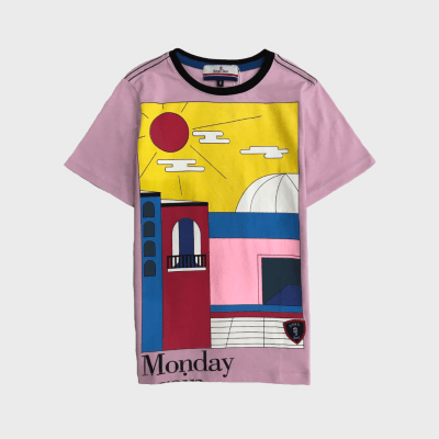 Camiseta Monday Lila1