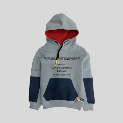 Sudadera Hood Celeste1