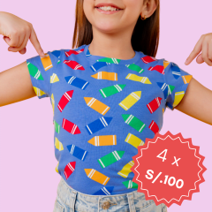 Camiseta Belén Azulino