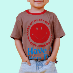 Camiseta R.F Happy Moca