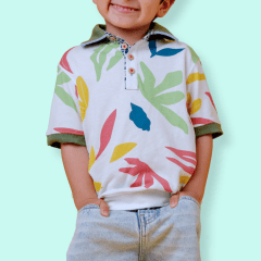 Camisero Leaf Blanco