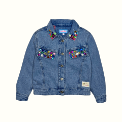 Casaca Denim Alba Celeste