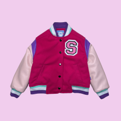 Casaca Bomber Super Girls Fucsia