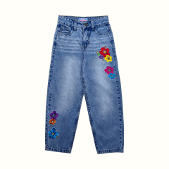 Pantalon Best Flowers Celeste