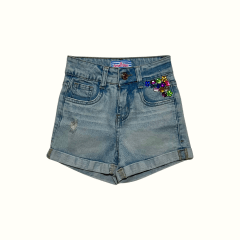 Short Perlas Celeste