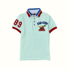 Polo Pique Milan Aqua