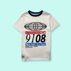 Camiseta New York Crema