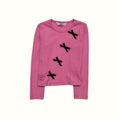 Polo Rib Lazo Chicle