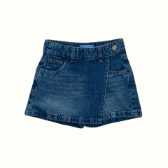 Falda Short Martina Azul