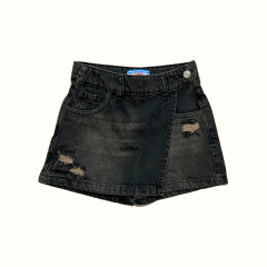 Falda Short Martina Plomo
