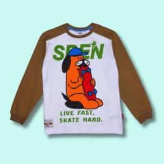 Camiseta Live Beige
