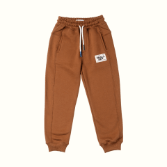 Jogger Franela Marron