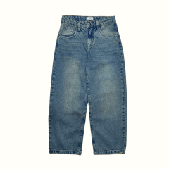 Pantalon Denim Baggy Celeste