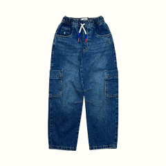 Jogger Denim Cargo Trekker Verdoso