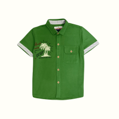 Camisa Pique Beach Verde F