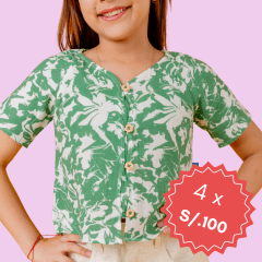 Blusa Algodón Carol Verde