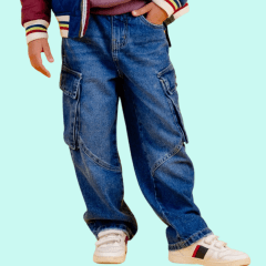 Denim Cargo Street Azul