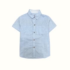 Camisa Pima Sebas Celeste