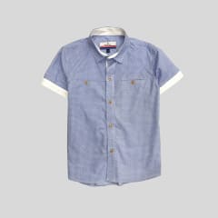 Camisa Pico Celeste