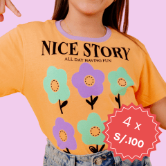 Camiseta Crop Nice