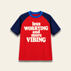 Camiseta Less Rojo