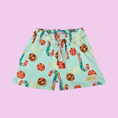 Shorts Algodon Gracia Verde