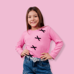 Polo Rib Lazo Chicle