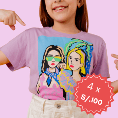 Camiseta Crop Girls