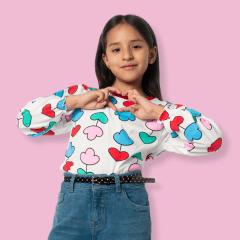 Camiseta Florece Blanco