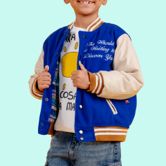 Casaca Bomber Chicago Azulino